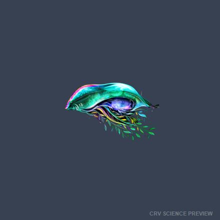 Space Jelly Pom-Pom Knit Cap artwork
