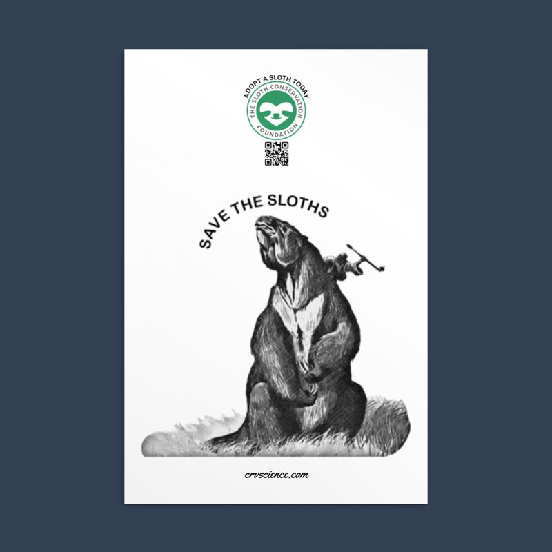 Save the Sloths (Adopt-a-Sloth) - Standard Postcard 4"x6"