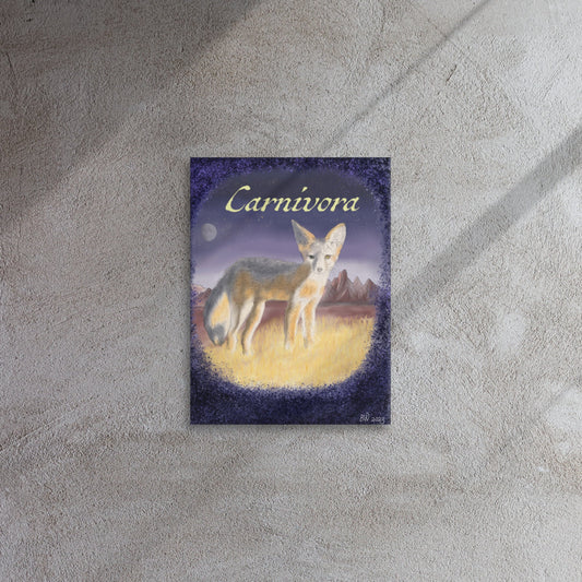 Carnivora - Canvas Print - Science Label