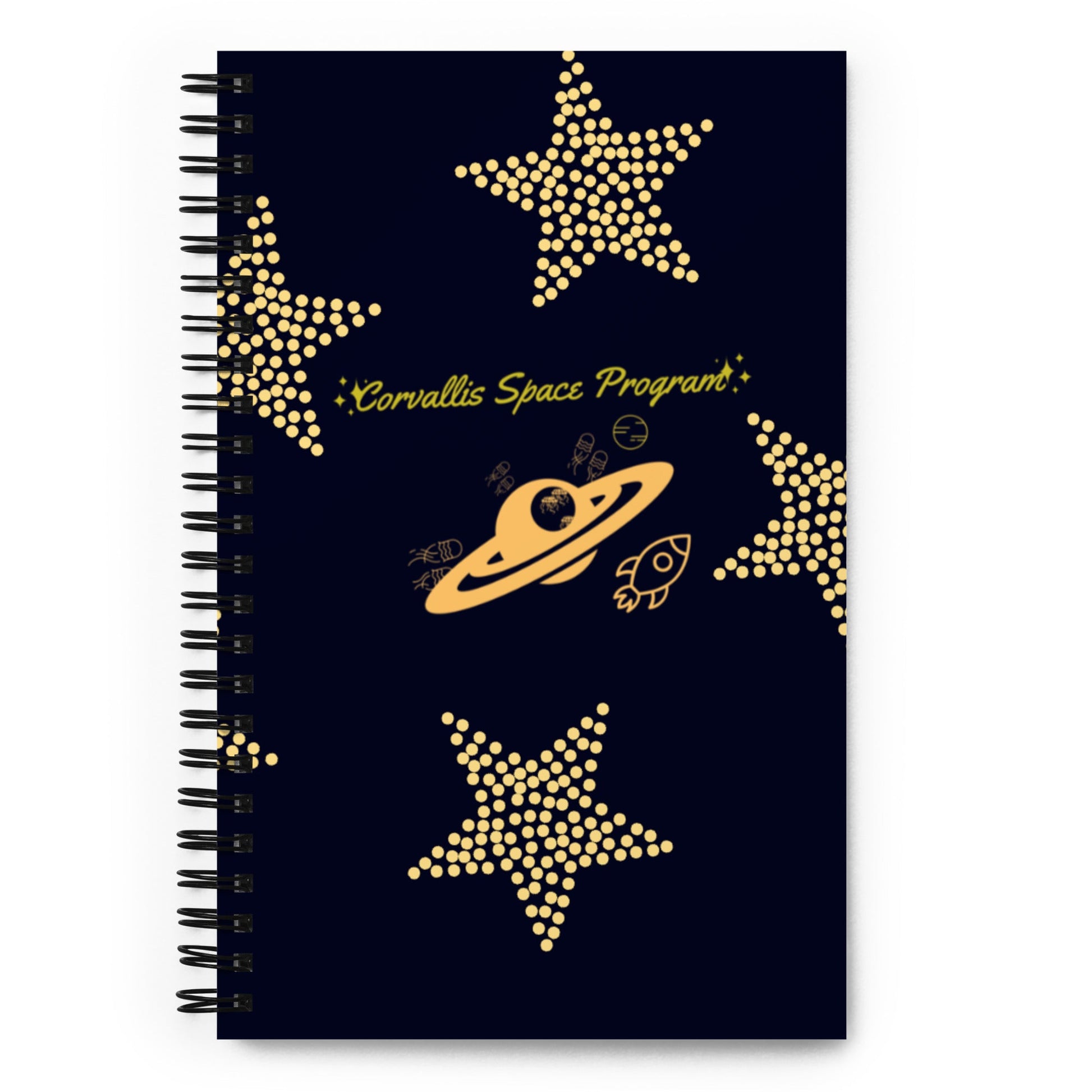 Corvallis Space Program - Spiral notebook - Science Label