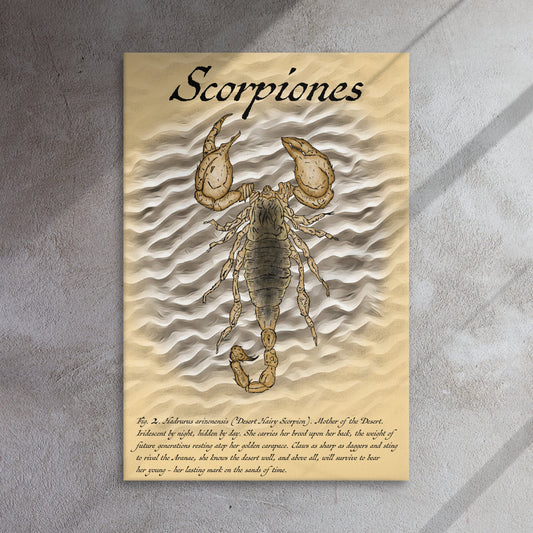 Fig. 2. Scorpiones - Canvas print - Science Label