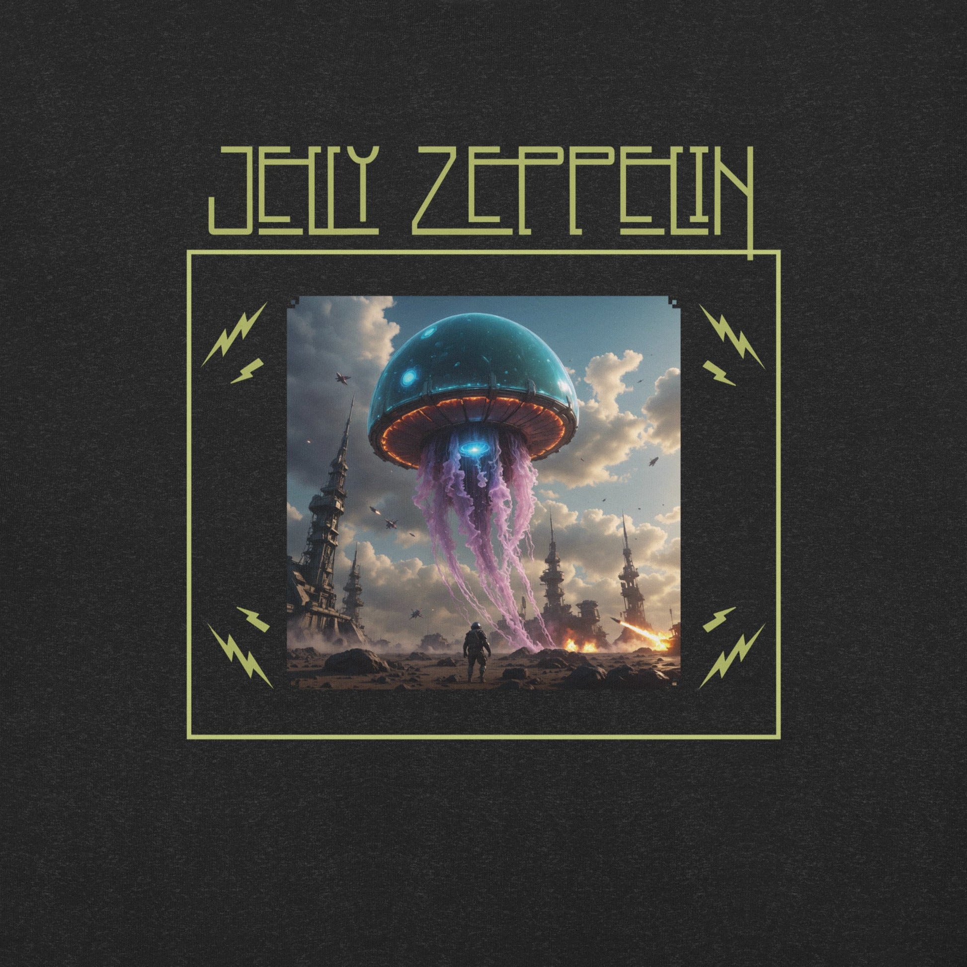 Jelly Zeppelin Bella Canvas T - shirt - Science Label