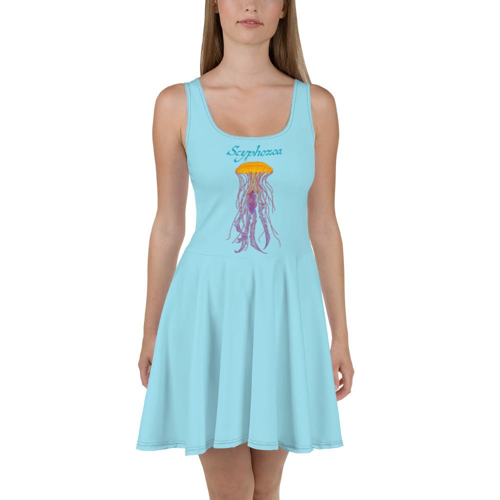 Jellyfish (Scyphozoa) Skater Dress - Science Label