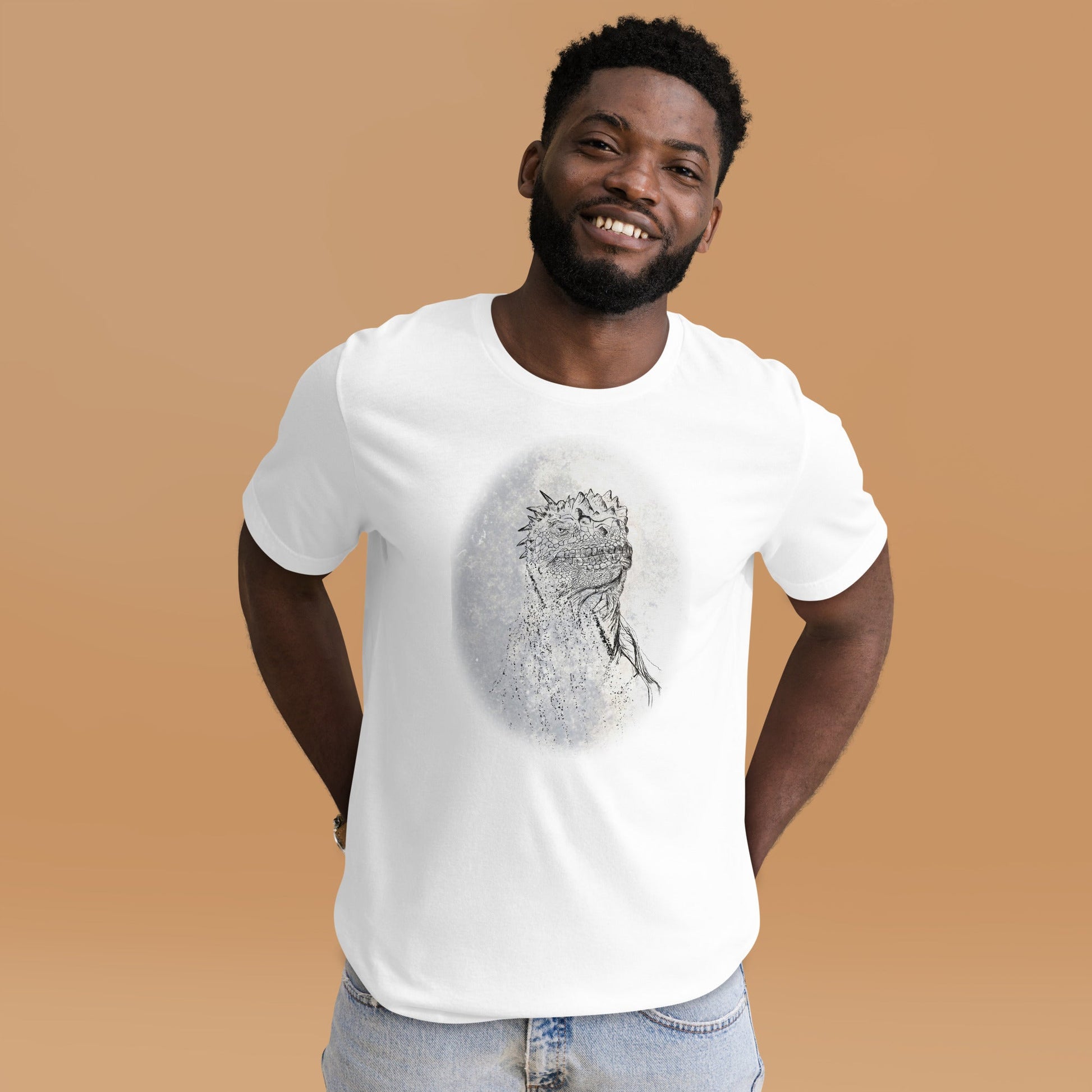 Marine Iguana 2024 - Bella Canvas T-Shirt - (Amblyrhynchus cristatus) - Science Label