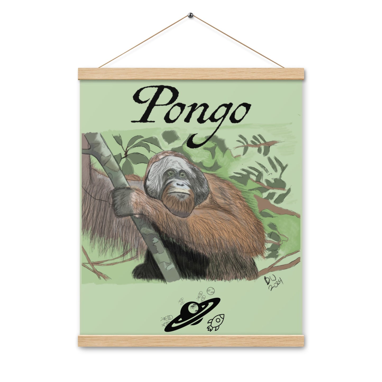 Pongo - Poster with hangers - Science Label