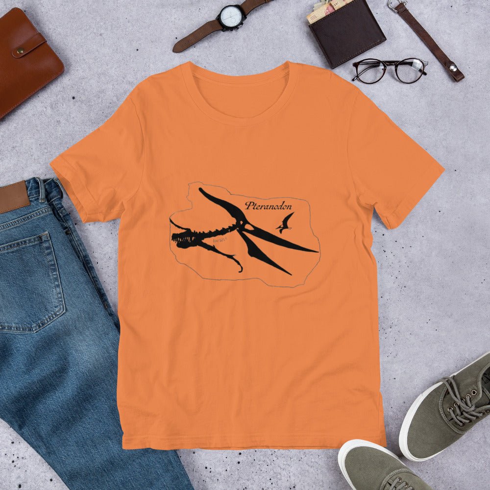 Pteranodon Fossil Print - Bella Canvas T-Shirt - Science Label