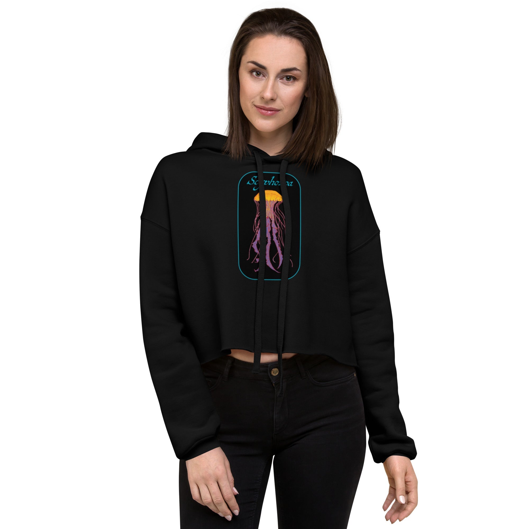 Scyphozoa - Crop Hoodie – Science Label