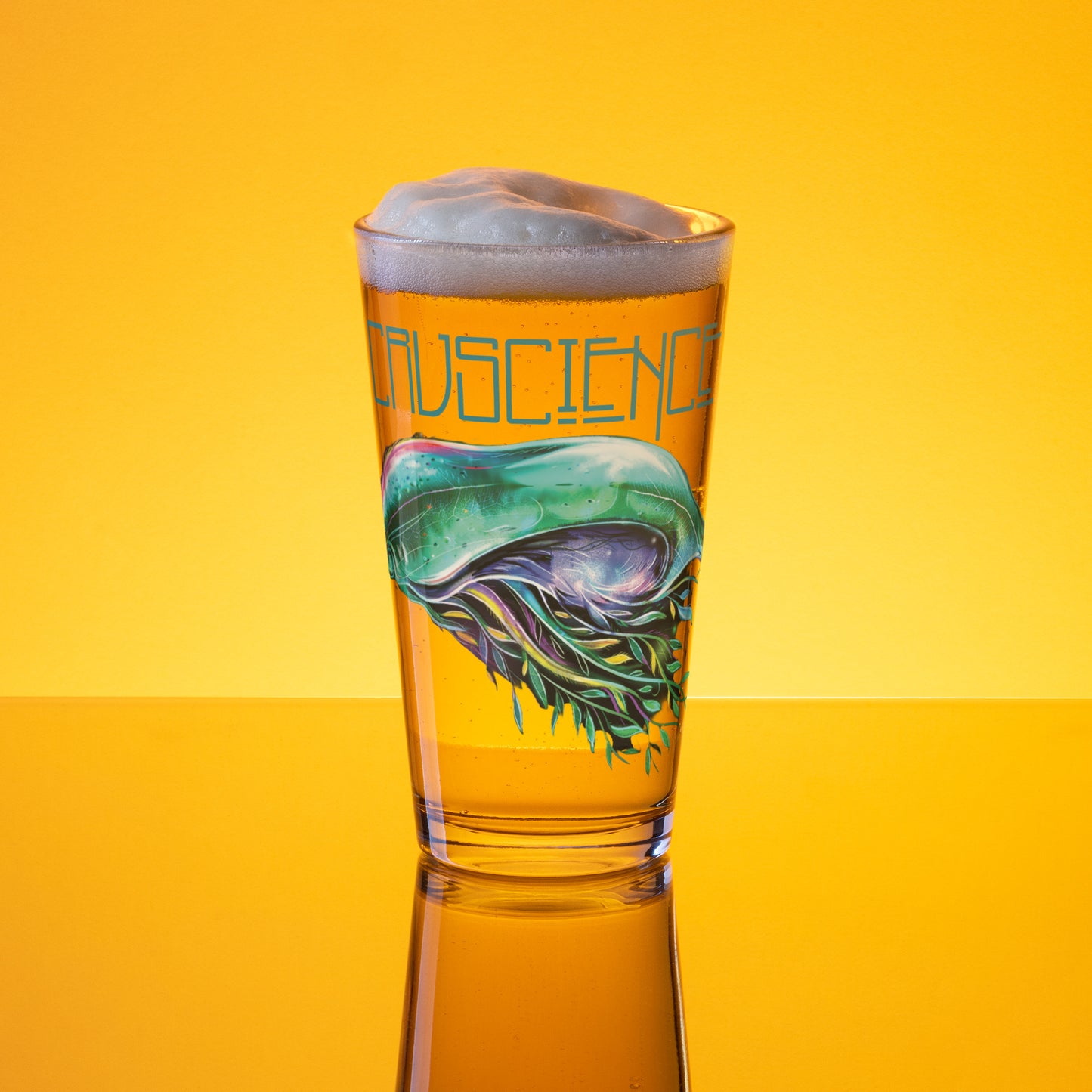 Space Jelly Shaker Pint Glass