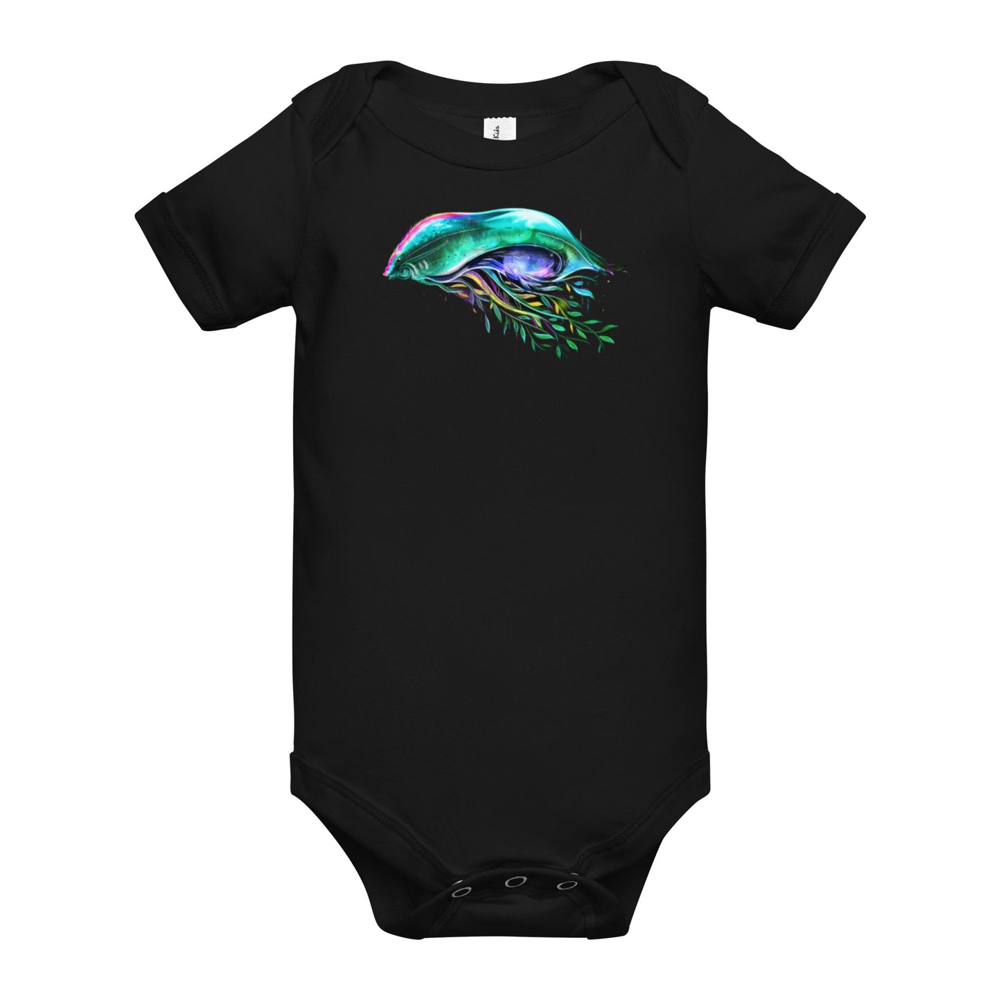 Space Jelly - Baby short sleeve one piece - Science Label