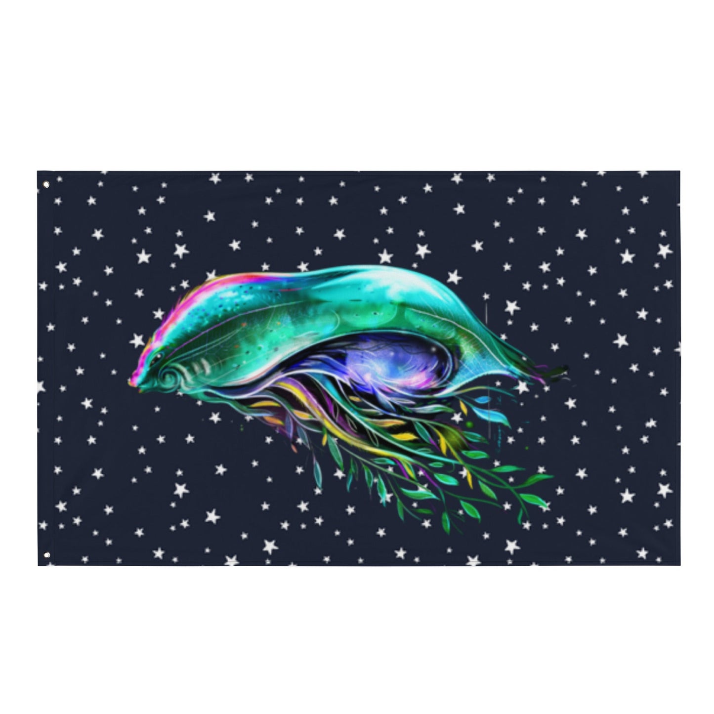 Space Jelly Flag - Stars - Science Label