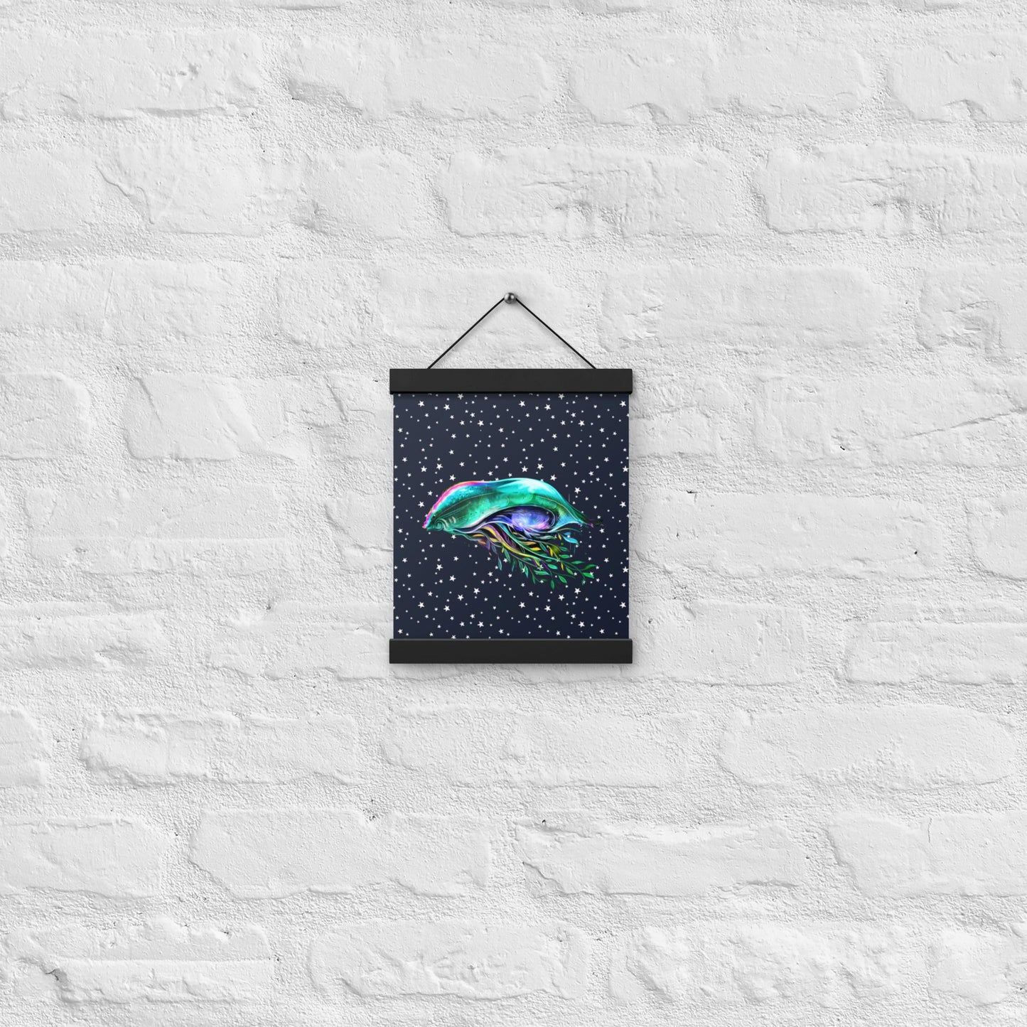 Space Jelly Matte Paper Poster - Science Label