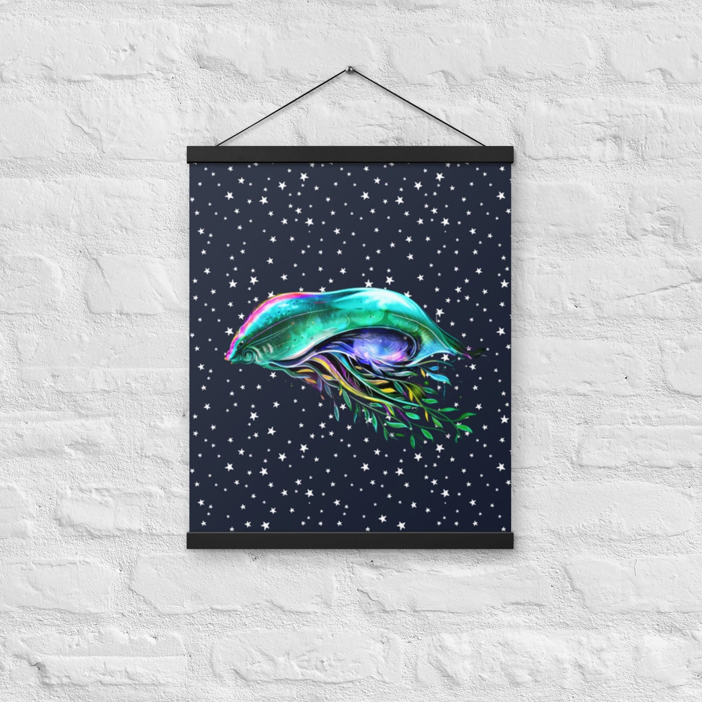 Space Jelly Matte Paper Poster - Science Label