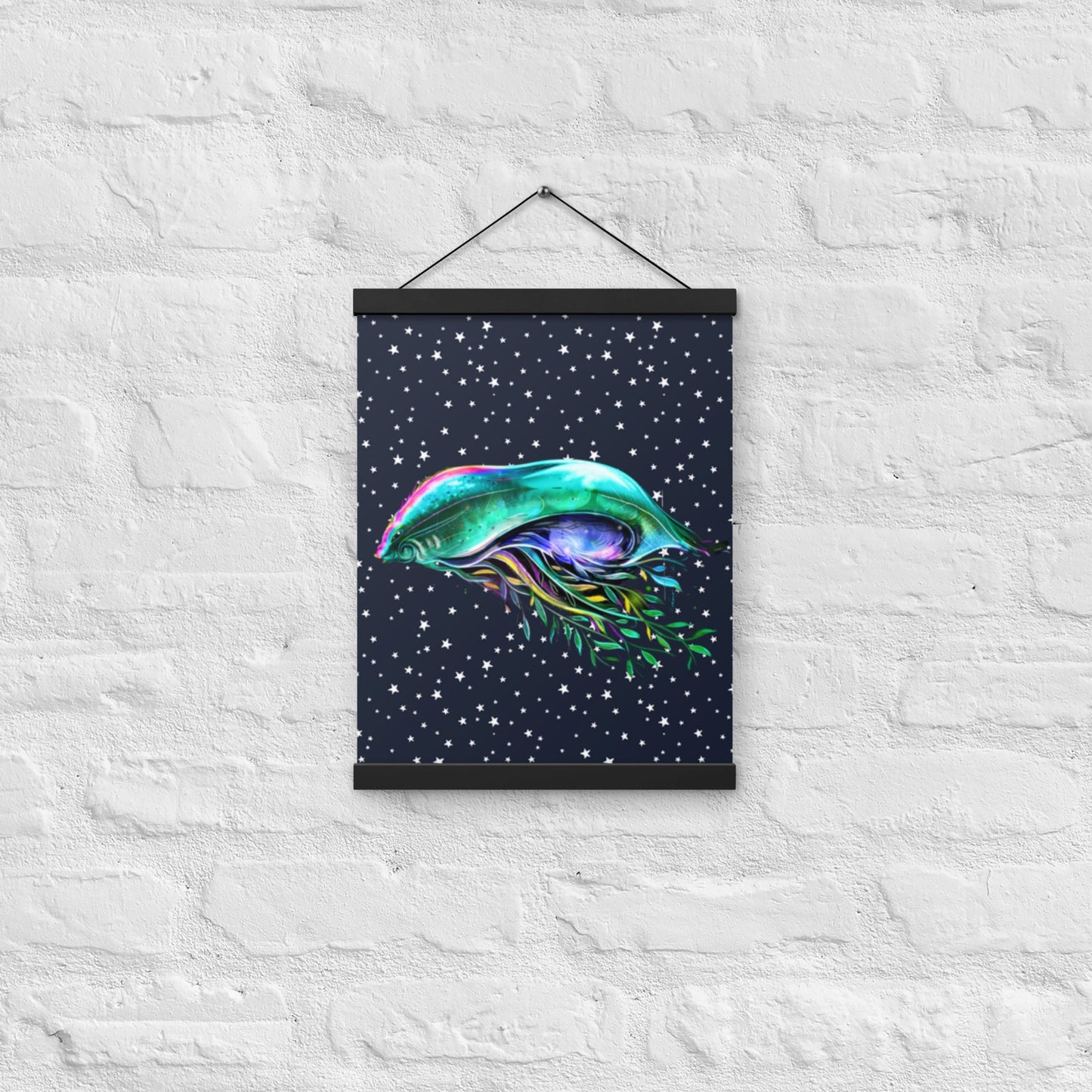 Space Jelly Matte Paper Poster - Science Label