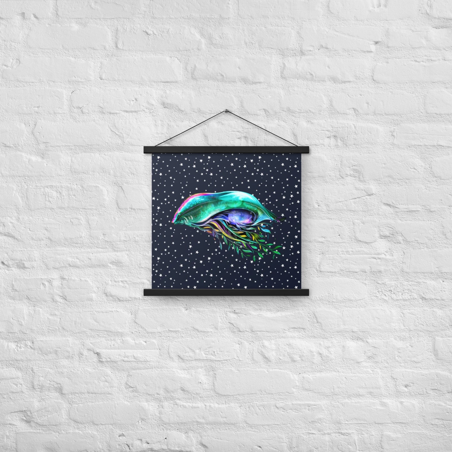 Space Jelly Matte Paper Poster - Science Label