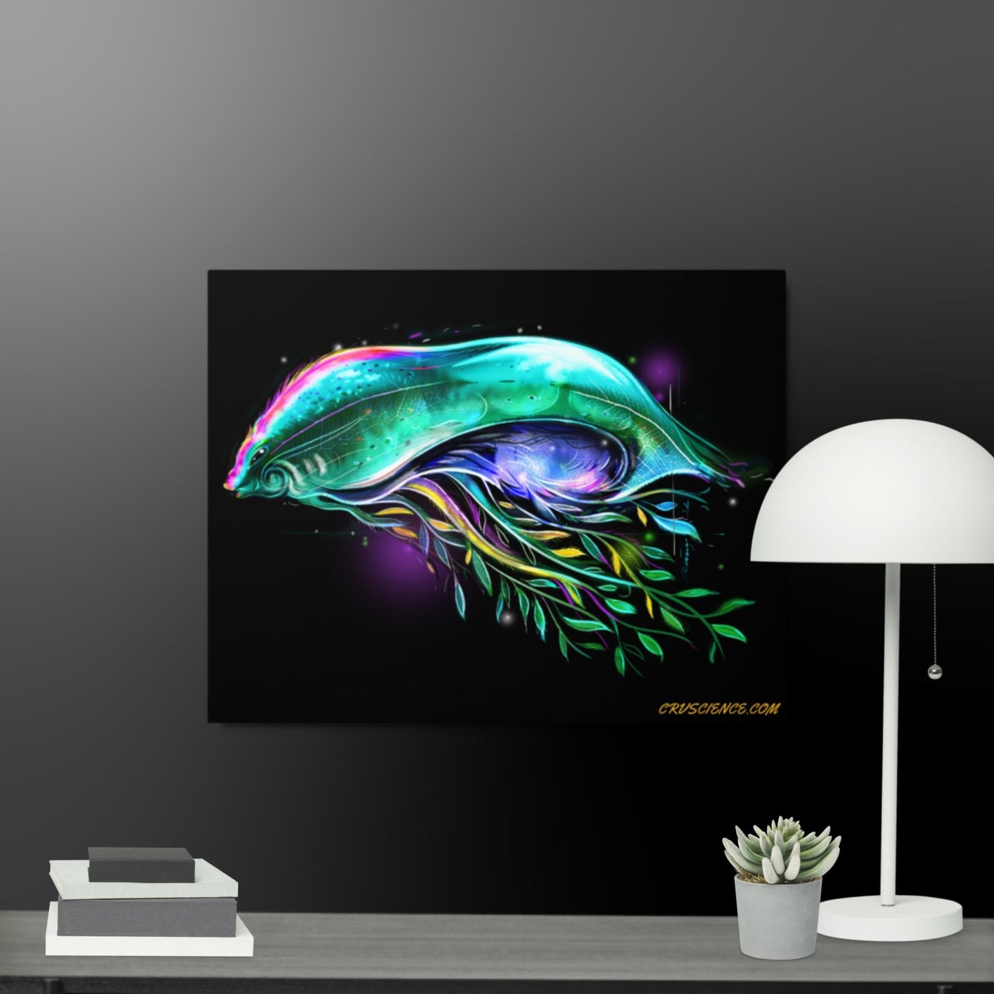 Space Jelly - Metal prints - Science Label