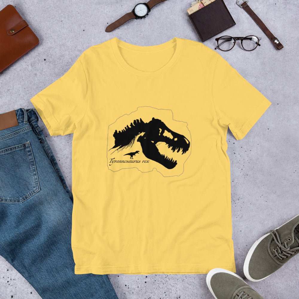 Tyrannosaurs Rex Fossil Print - Bella Canvas T-Shirt - Science Label