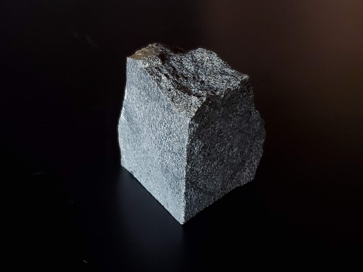 Photograph of Diabase (Dolerite) (Ophitic Subvolcanic Diabase)