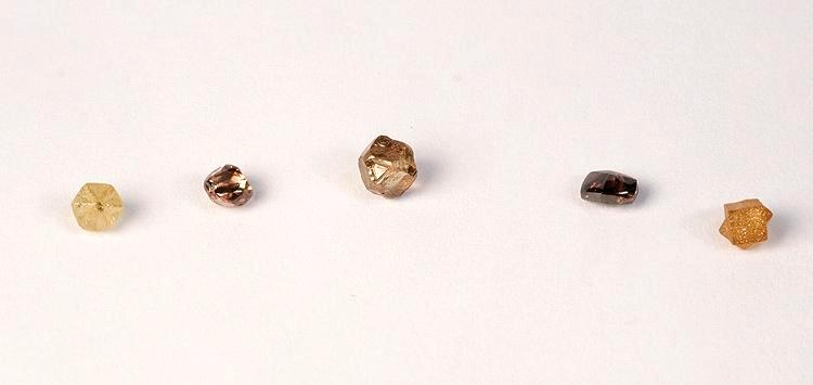 Photograph of Diamond (C โข Isometric Octahedral Native Carbon)