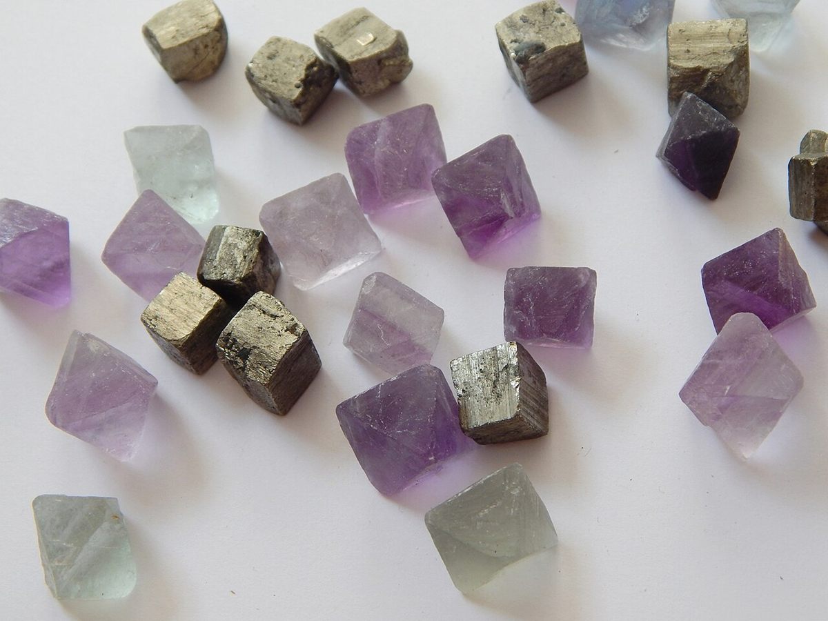 Photograph of Fluorite (CaF₂ • Isometric Calcium Fluoride)