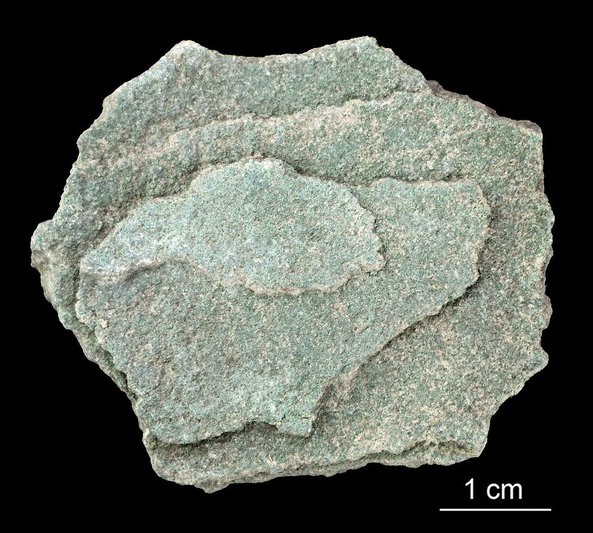 Photograph of Glauconitic Greensand (Marine Glauconite-Bearing Arenite)