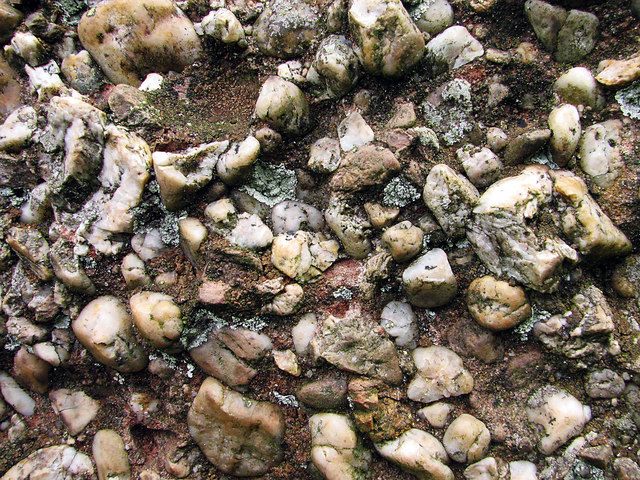 Photograph of Quartz Pebble Conglomerate (Puddingstone) (JasperโQuartz Clast Puddingstone)