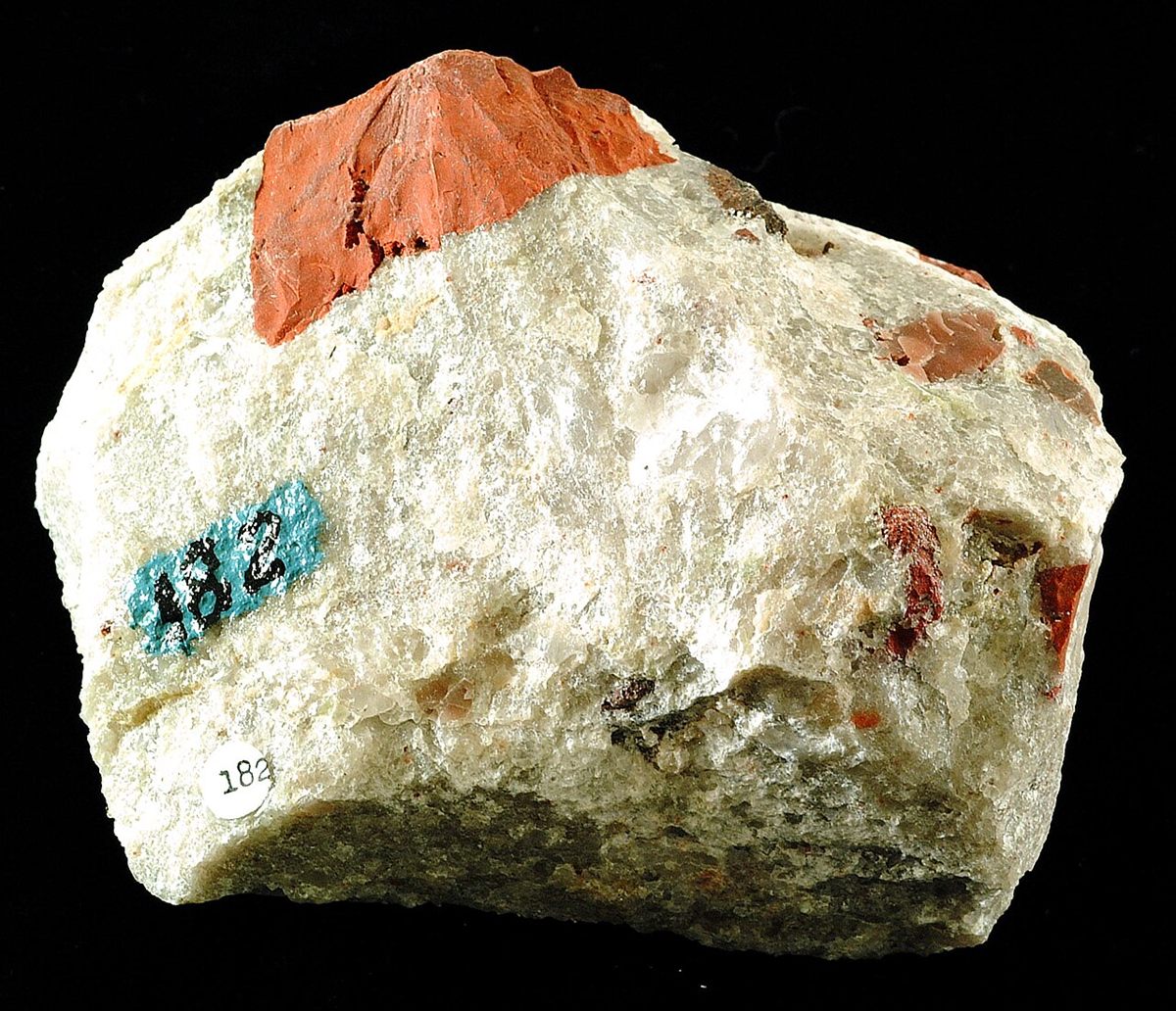 Photograph of Metaquartzite (Quartzite) (Granoblastic Recrystallized Silica Quartzite)