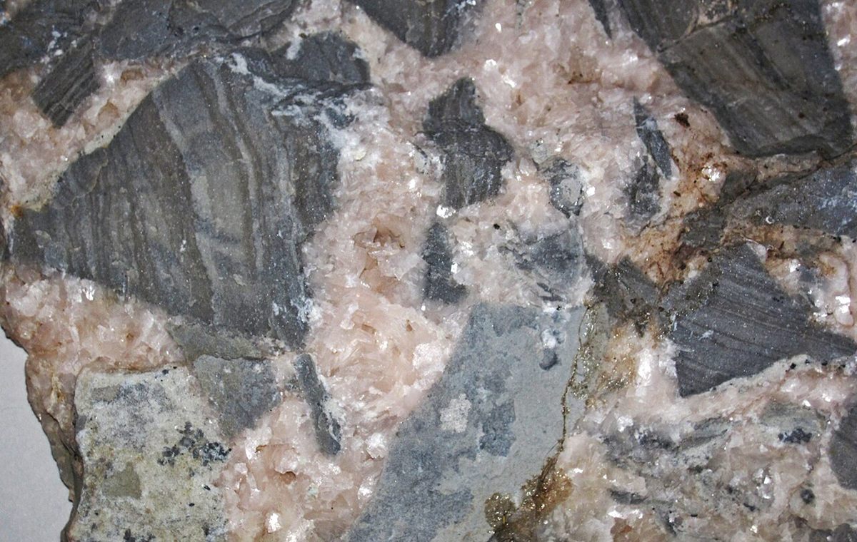 Photograph of Sedimentary Breccia (Angular-Clast Talus Breccia)
