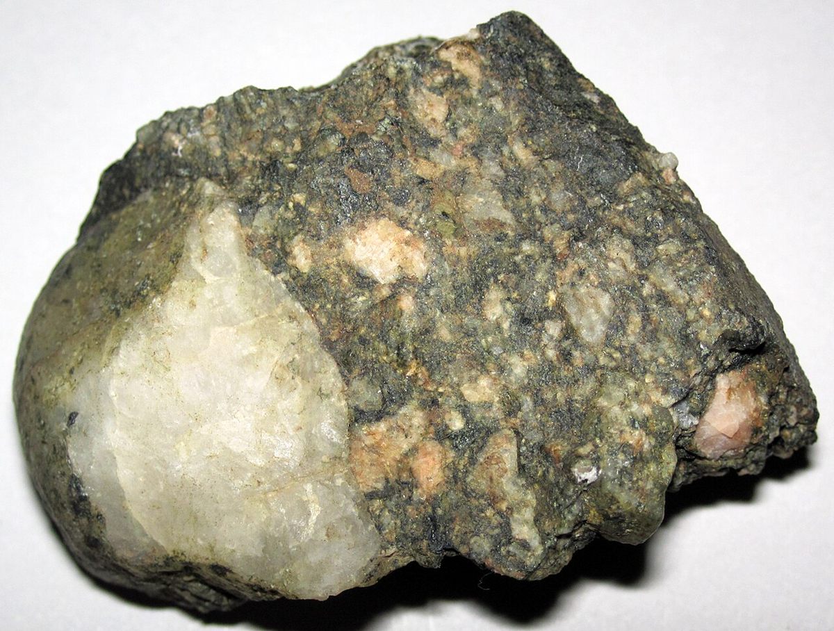 Photograph of Tillite (Diamictite) (Glacial Dropstone Diamictite Tillite)